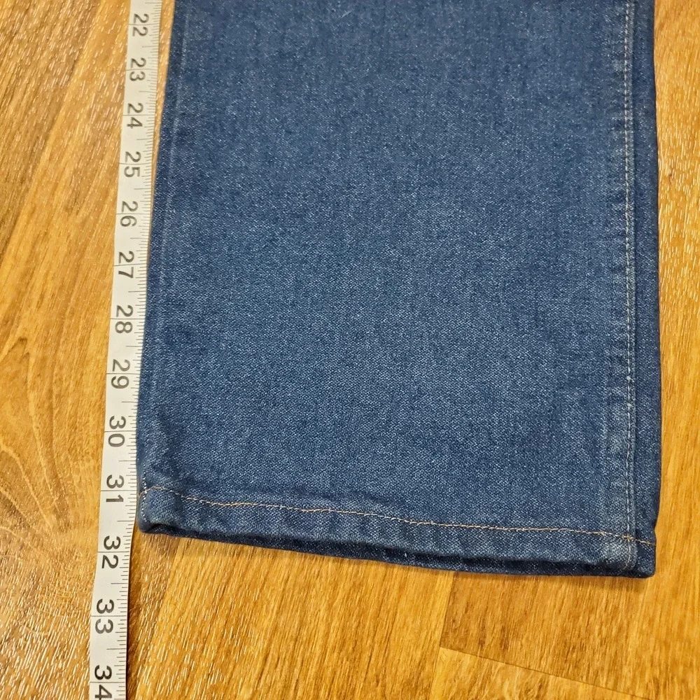 Wrangler Cowboy Cut Jeans Men 34x32 Dark Denim Original Fit‎ Competition Rodeo - Picture 9 of 10